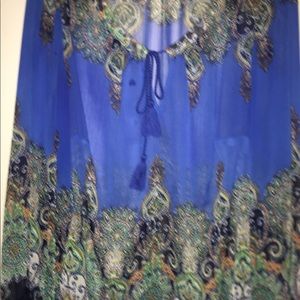 Rose and Olive blouse 1x